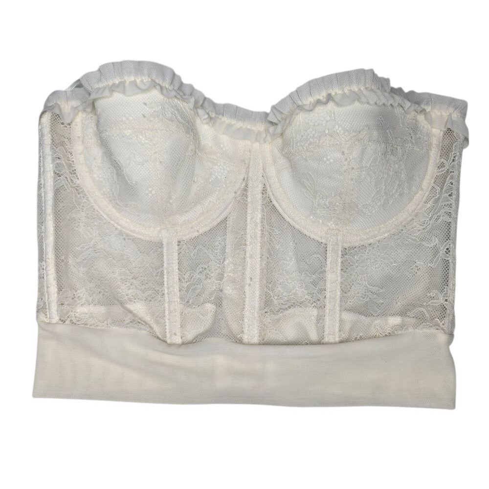 Sincerely Jules Cream Lace Bustier/ Corset